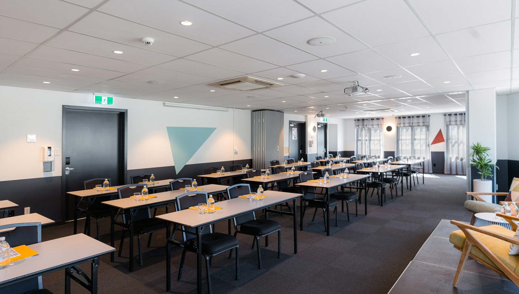 Mansfield 1 & 2 - Classroom Setup - Conference Rooms - Atura Wellington